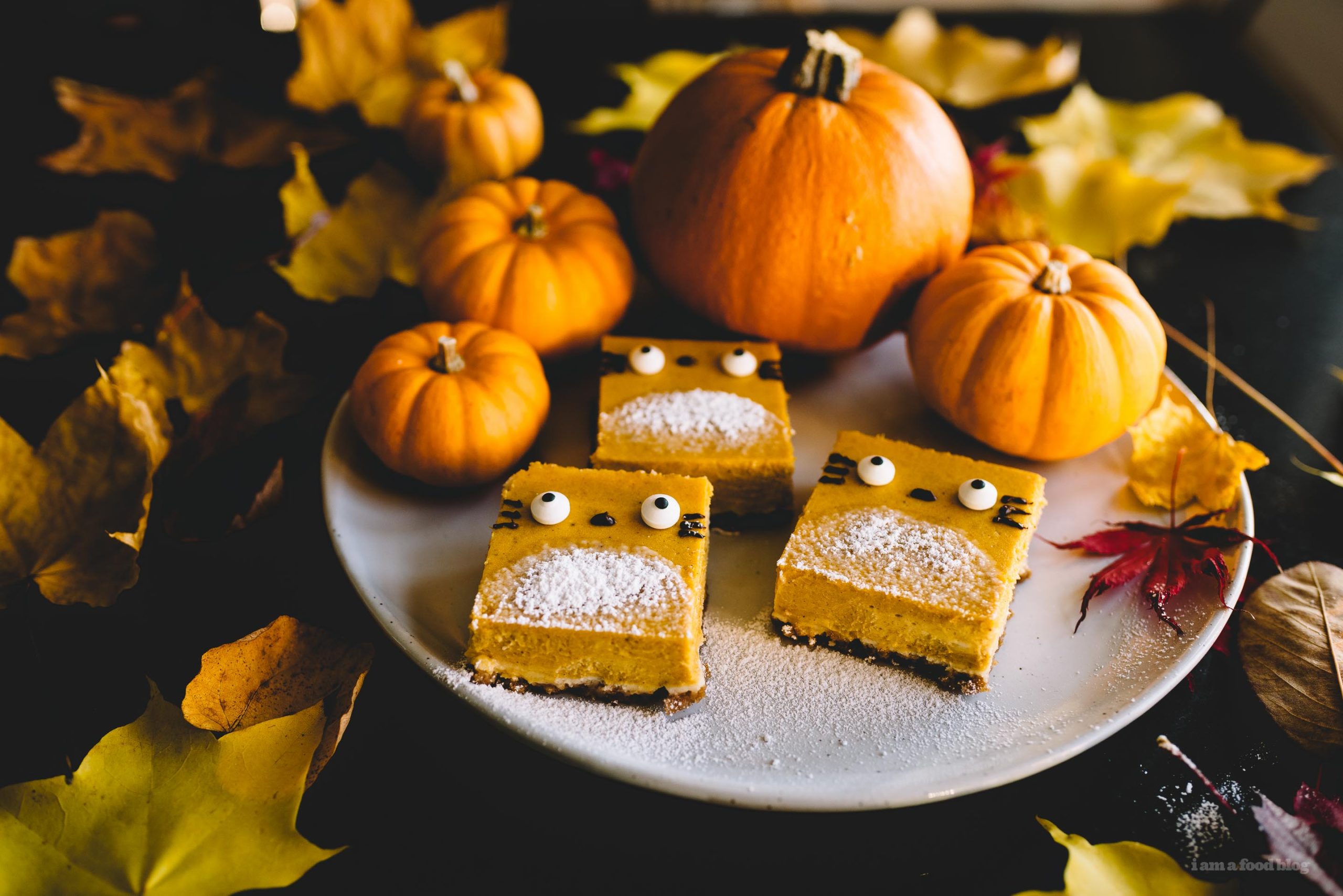 Pumpkin Cheesecake Bars: Totoro Edition post thumbnail image